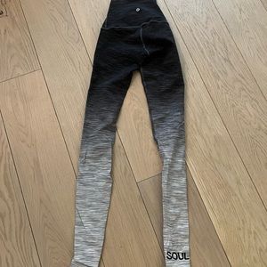 Soul cycle X Lululemon High waisted Pants